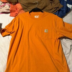Carhartt Men's Bright Orange Short Sleeve Tee